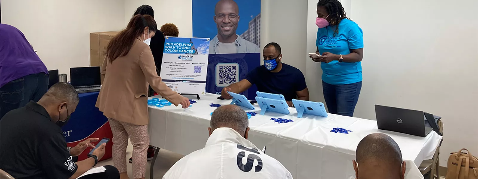 Fierce Pharma at Philly event registration table