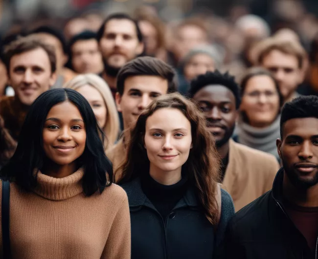 diverse group of people