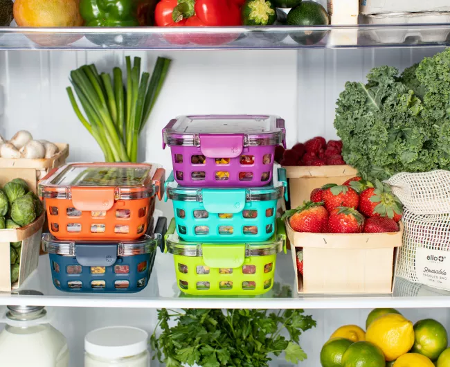 Food prep in the frigerator