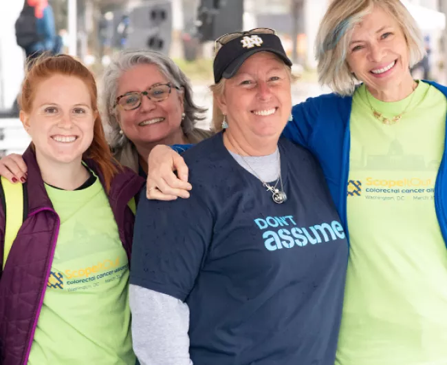 group of women at event
