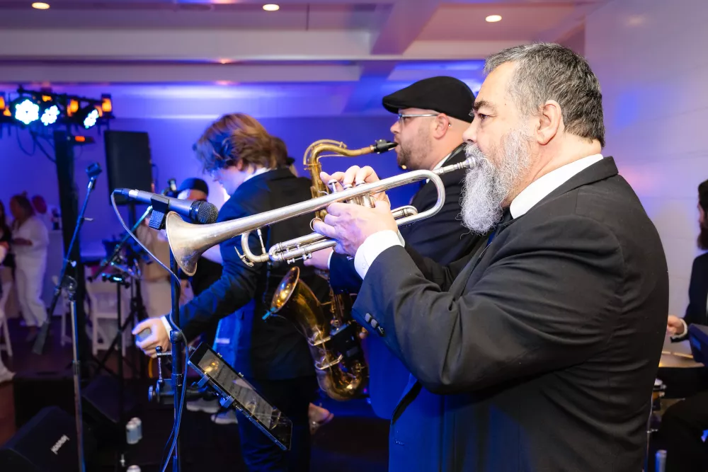 Band at Night Under the Stars